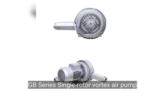 Single-Blade Vortex Air Pump Hydraulic Pump Air Pump High-Pressure Pump GB Series